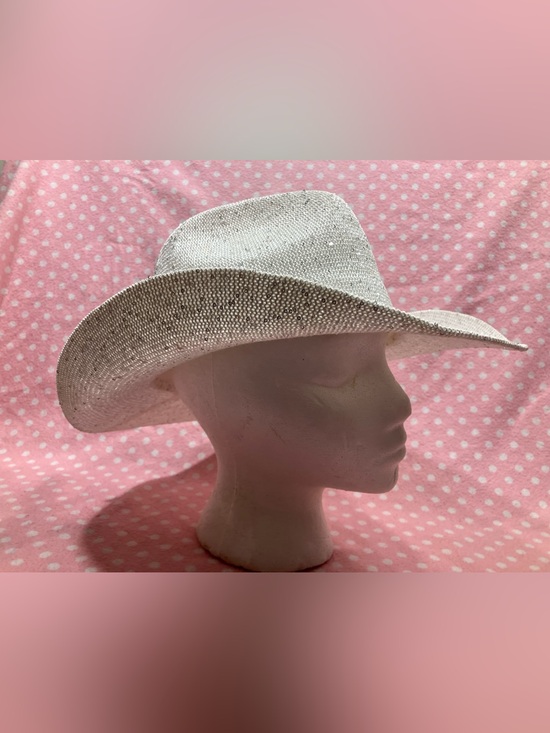 Accessories - Stylish Women's White Straw Cowboy Hat